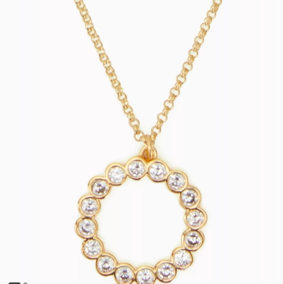kate spade Jewelry - KATE SPADE FULL CIRCLE GOLD NECKLACE